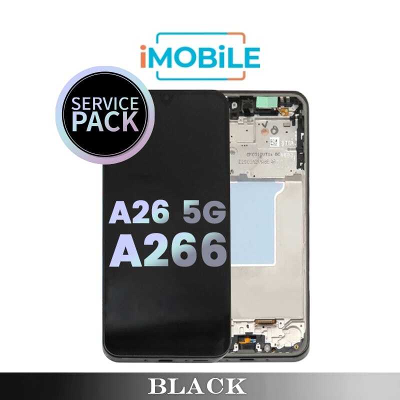Samsung Galaxy A26 5G A266 LCD Touch Digitizer Screen [Service Pack] [Black] GH82-37049A