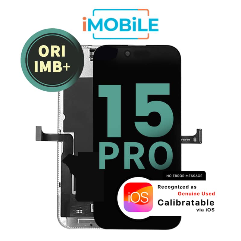 iPhone 15 Pro (6.1 Inch) Compatible LCD (Soft OLED) Touch Digitizer Screen [Original IMB+]