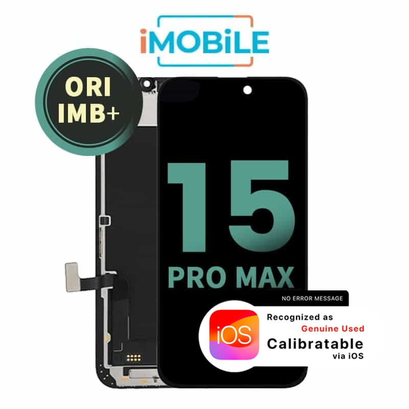 iPhone 15 Pro Max (6.7 Inch) Compatible LCD (Soft OLED) Touch Digitizer Screen [Original IMB+]