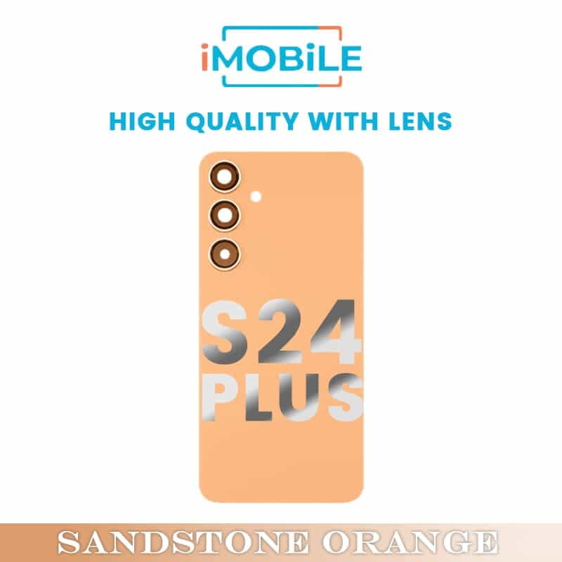 Samsung Galaxy S24 Plus (S926) Back Cover [High Quality with Lens] [Sandstone Orange]