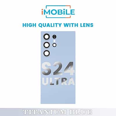 Samsung Galaxy S24 Ultra (S928) Back Cover [High Quality with Lens] [Titanium Blue]