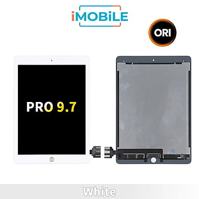 iPad Pro 9.7 (9.7 Inch) Compatible LCD Touch Digitizer Screen [White] (A1673 A1674 A1675) Original FOG