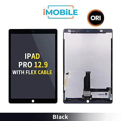 iPad Pro 12.9 (1st Gen) (A1584) (12.9 Inch) Compatible LCD Touch Digitizer Screen [Black] [With Flex Cable] Original AAA