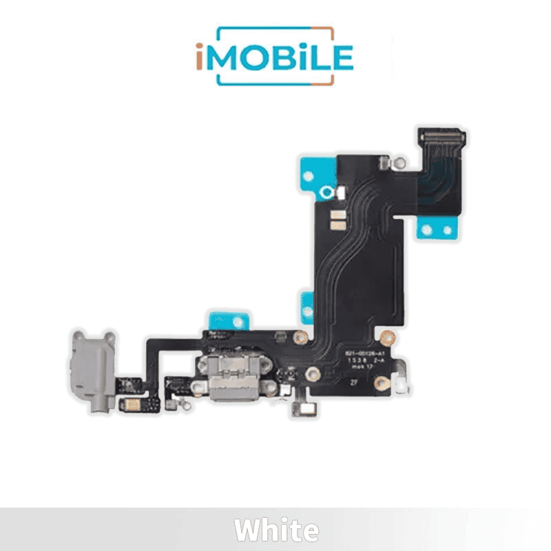 iPhone 6S Plus Compatible Charging Port Flex Cable [White]