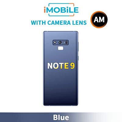 Samsung Galaxy Note 9 Back Cover Aftermarket with Camera Lens [Blue]