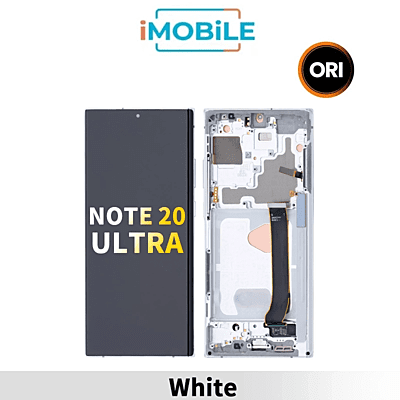 Samsung Galaxy Note 20 Ultra (N985 N986) LCD Touch Digitizer Screen [Secondhand Original] [White]