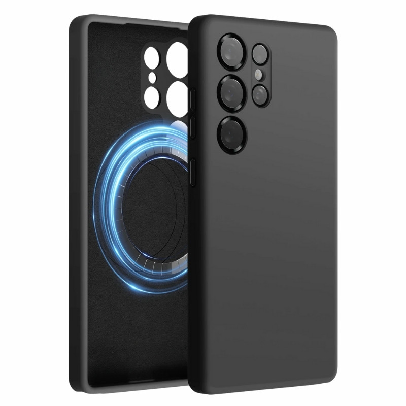 iShield [MagSafe] Liquid Silicon Snap Case, Samsung s26 Ultra [Black]