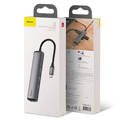 Baseus [CAHUB-J0G] Mechanical Eye 6-In-1 USB HUB