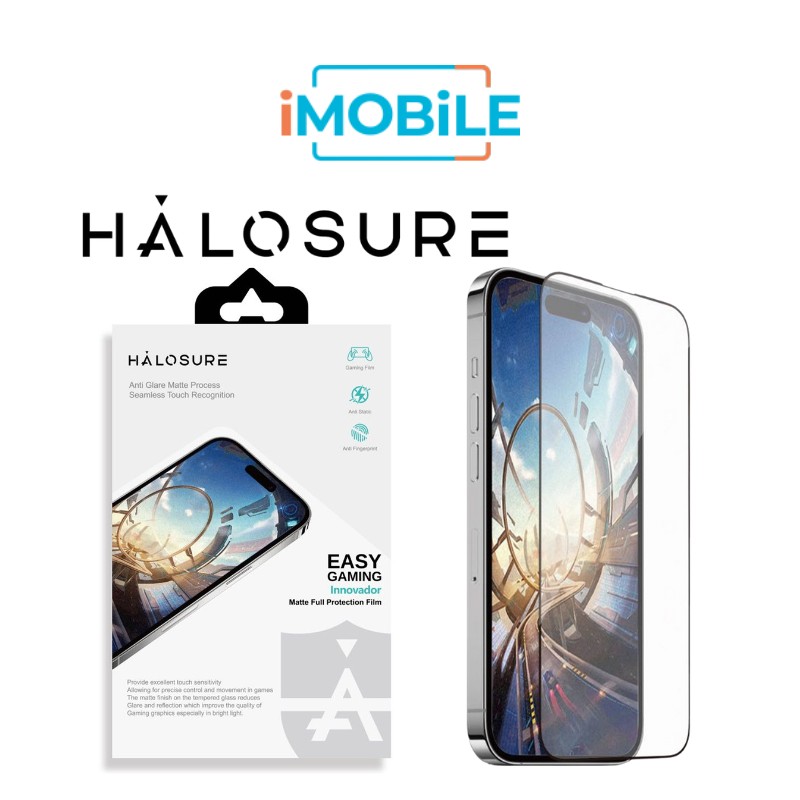 Halosure 2.5D Innovador Shield JoyTouch [Matte] Tempered Glass, iPhone 16 Pro Max