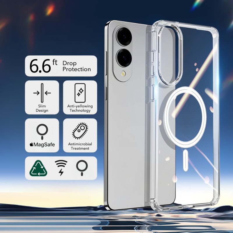 iShield [MagSafe] Crystal Palace Clear Case, Samsung s25 Edge