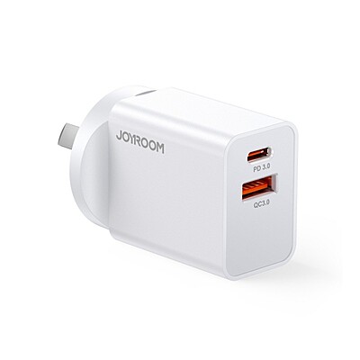 JoyRoom JR-TCF05 USB-C PD + USB-A Wall Charger [Certified]