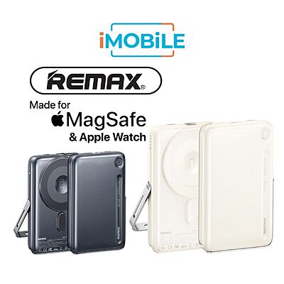 REMAX MC-05 22.5W Power Bank [MC-05] [10K mAh] [3 Ports +  + Wireless MagSafe + Apple Watch Charger + Type-C Cable]