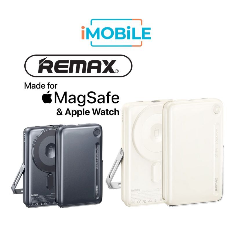 REMAX MC-05 22.5W Power Bank [MC-05] [10K mAh] [3 Ports +  + Wireless MagSafe + Apple Watch Charger + Type-C Cable]