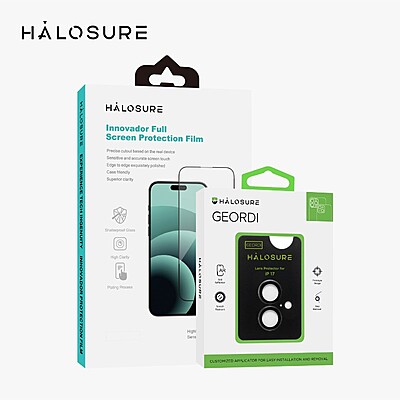 Hot Launch: Buy 1 Halosure Clear Screen Protector, Get Black Geordi Camera Protector FREE – Limited Time