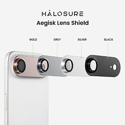 Halosure AEGISK Shield Rear Camera Lens Protector (Anti-Reflection), iPhone 17 Air Halosure AEGISK Shield Rear Camera Lens Protector (Anti-Reflection), iPhone 17 Air