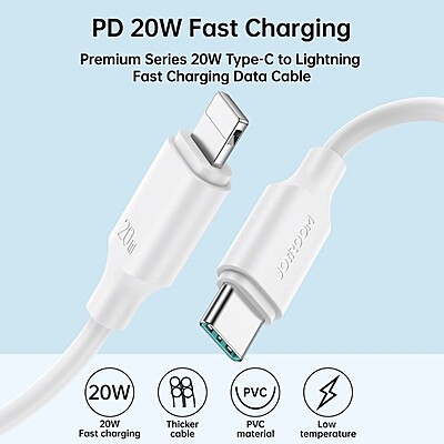 JoyRoom [S-CC060A9] 1m USB-C to Lightning Cable