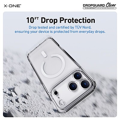 X.One [MagSafe] Dropguard Clear Impact Protection Case, iPhone 17 Pro Max