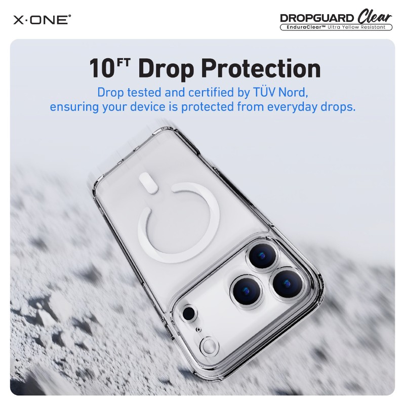 X.One [MagSafe] Dropguard Clear Impact Protection Case, iPhone 17 Pro