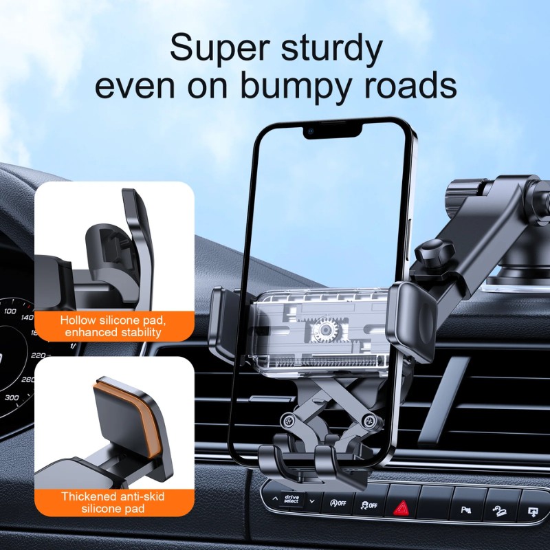 JoyRoom JR-ZS283D Car Mount Phone Holder (Windshield / Dashboard)