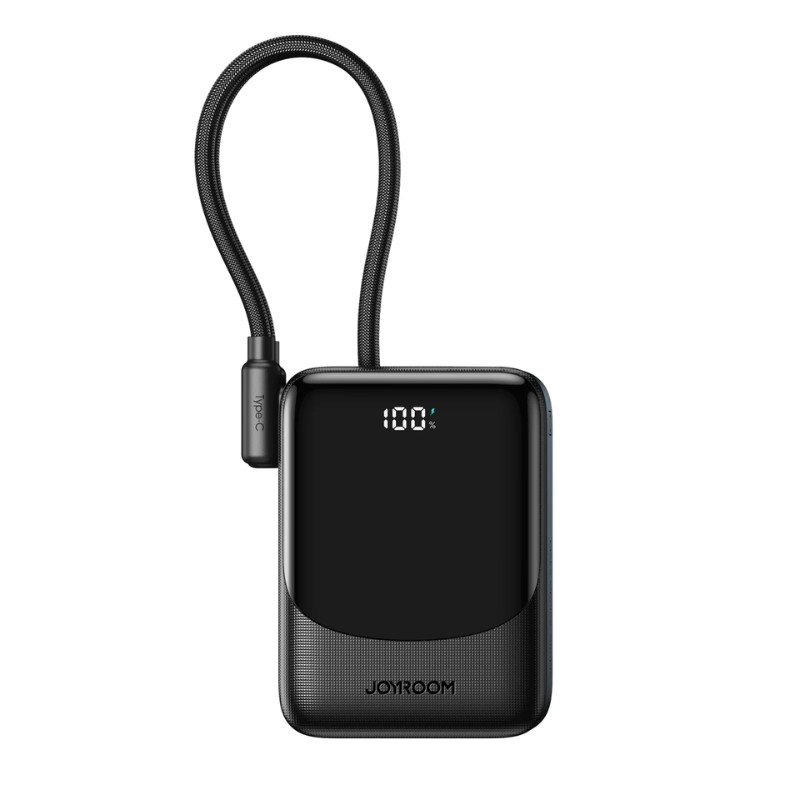 JoyRoom JR-PC1 22.5W Mini Power Bank [10K mAh] [2 Port + Lightning & USB-C Cables]