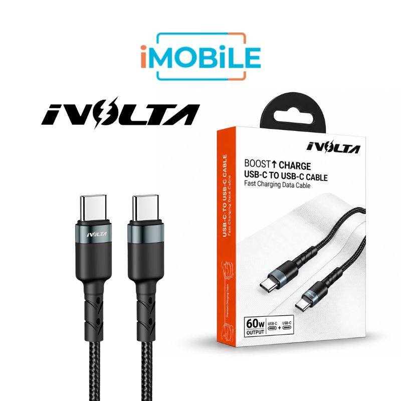 iVolta BoostCharge Braided USB-C to USB-C