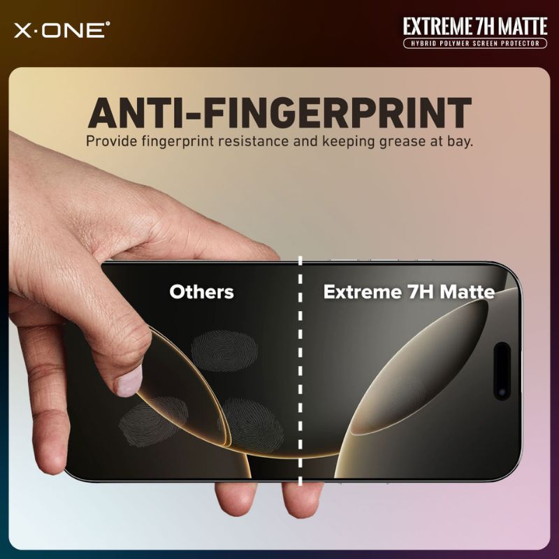 X.One [Matte] Hybrid Polymer Borderless Impact Screen Protector, iPhone 18 Pro Max