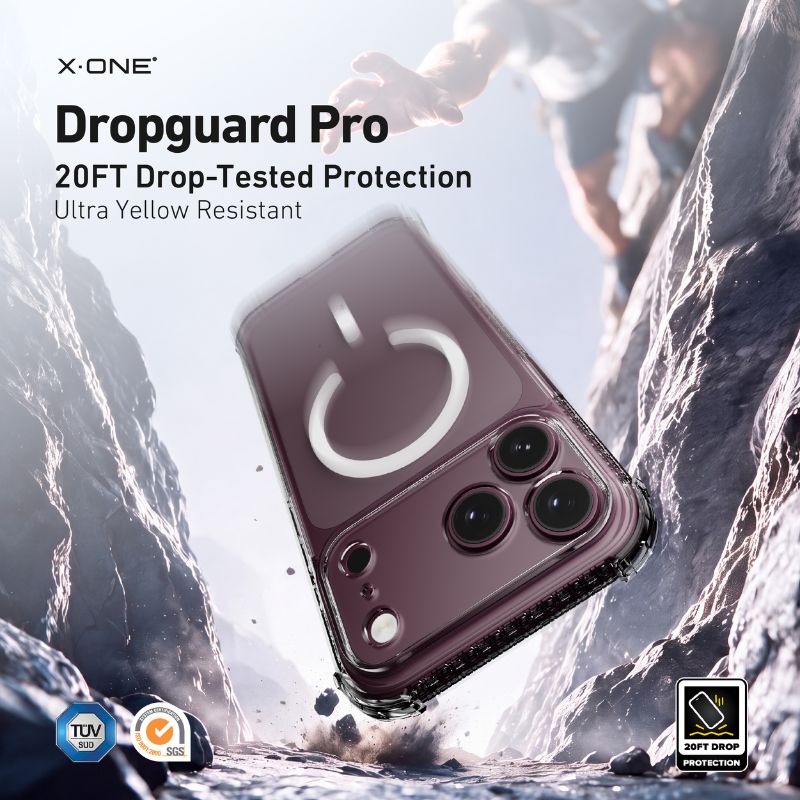 X.One [MagSafe] Dropguard Pro Clear Impact Protection Case, iPhone 18 Pro Max