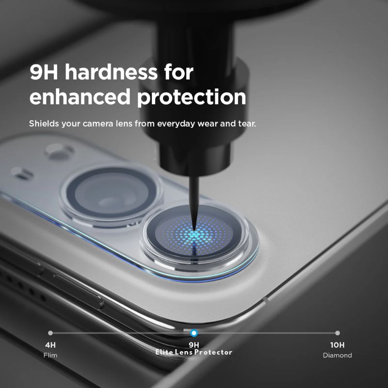 Halosure Elite Rear Camera Tempered Glass Protector, iPhone Duo Halosure Elite Rear Camera Tempered Glass Protector, iPhone Duo
