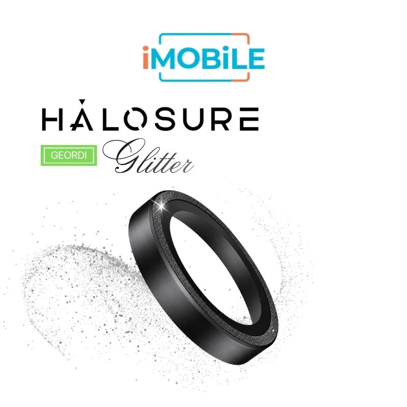 Halosure Geordi Rear Camera Lens [Glitter] Armour Protector (Anti-Reflection), iPhone Duo