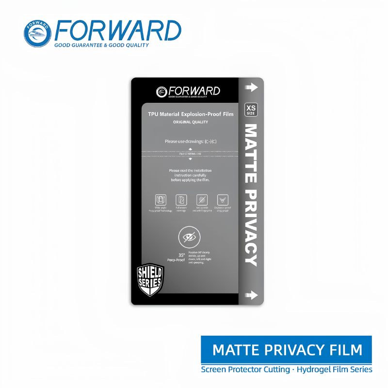 FORWARD FW-QE06 | [XS"] Clear Privacy Film for FORWARD Cutting Machine [20pc]