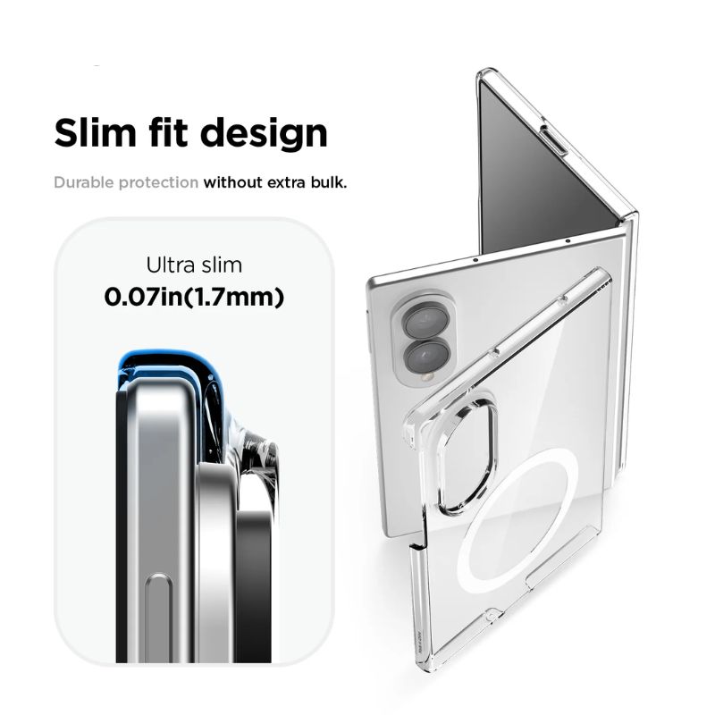 iShield Crystal Palace Clear Case, Samsung Z Fold 8 iShield Crystal Palace Clear Case, Samsung Z Fold 8