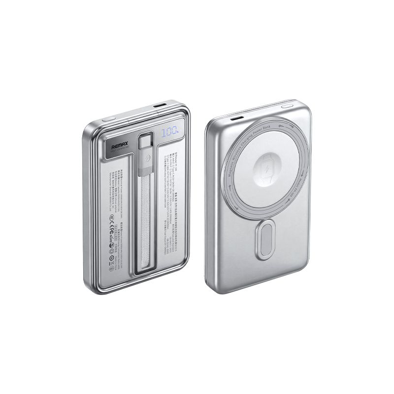 Remax FP-109 22.5W Power Bank [10K mAh] [1 Port + Wireless MagSafe + Apple Watch Charger + USB-C Cable]