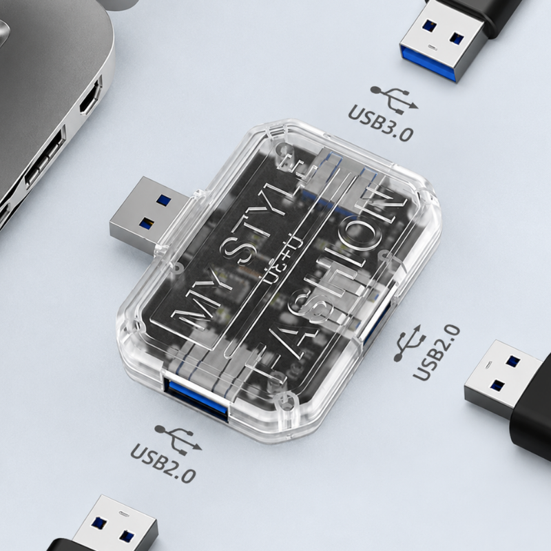 COTECi 16028 Mini USB-A Three-in-One USB HUB COTECi 16028 Mini USB-A Three-in-One USB HUB