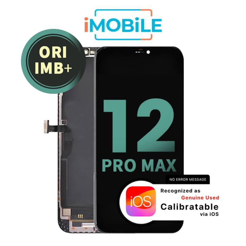 iPhone 12 Pro Max (6.7 Inch) Compatible LCD (Soft OLED) Touch Digitizer Screen [Original IMB+]