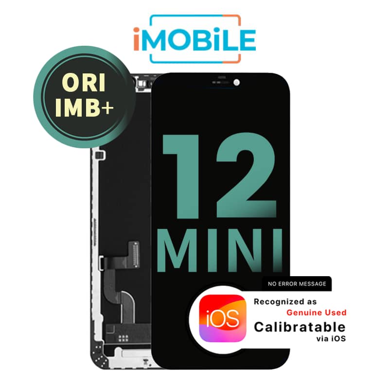 iPhone 12 Mini (5.4 Inch) Compatible LCD (Soft OLED) Touch Digitizer Screen [Original IMB+]