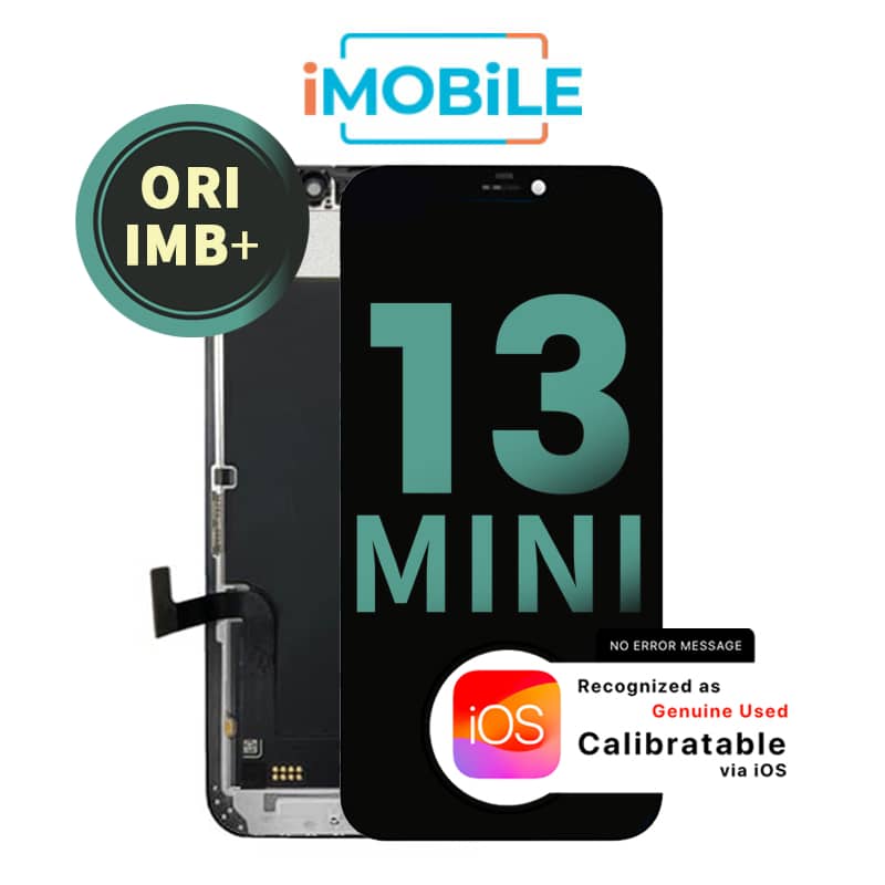 iPhone 13 Mini (5.4 Inch) Compatible LCD (Soft OLED) Touch Digitizer Screen [Original IMB+]