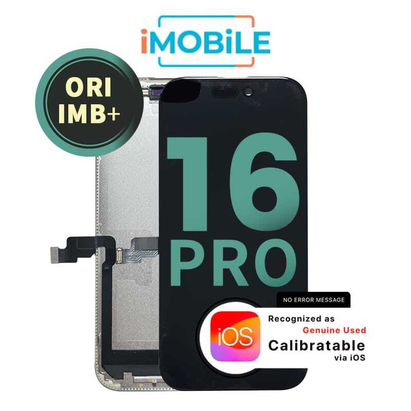 iPhone 16 Pro (6.3 Inch) Compatible LCD (Soft OLED) Touch Digitizer Screen [Original IMB+]