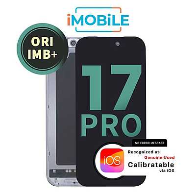iPhone 17 Pro (6.3 Inch) Compatible LCD (Soft OLED) Touch Digitizer Screen [Original IMB+]