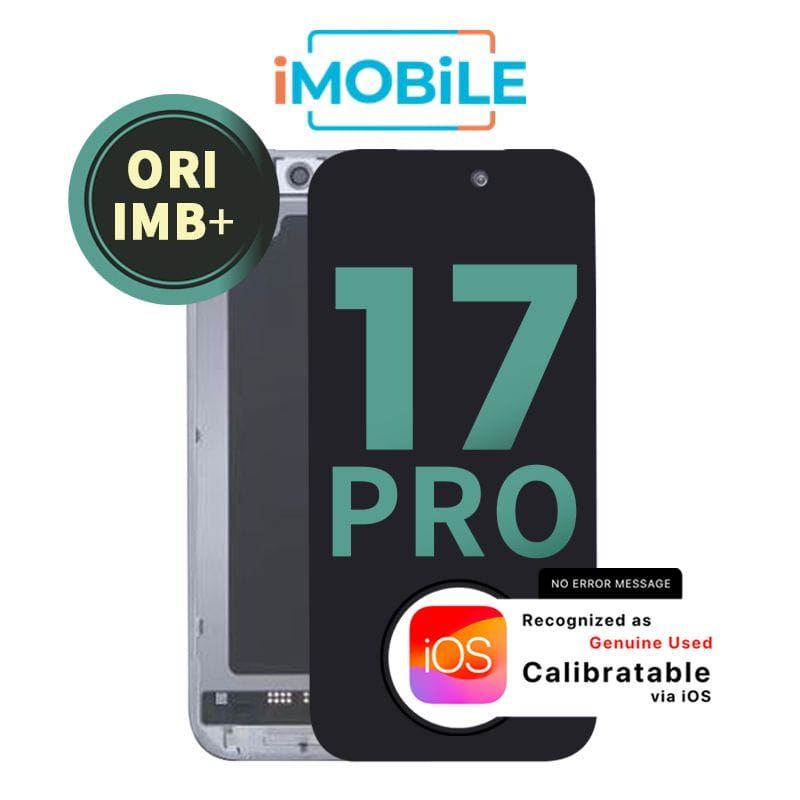 iPhone 17 Pro (6.3 Inch) Compatible LCD (Soft OLED) Touch Digitizer Screen [Original IMB+]