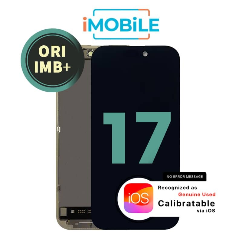 iPhone 17 (6.3 Inch) Compatible LCD (Soft OLED) Touch Digitizer Screen [Original IMB+]
