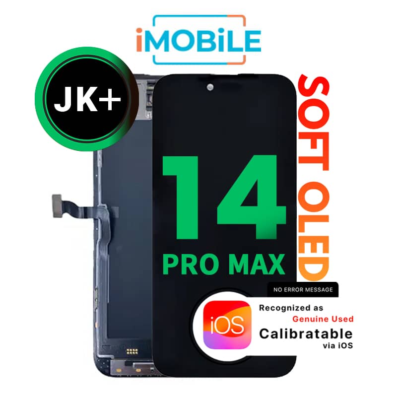 iPhone 14 Pro Max (6.7 Inch) Compatible LCD (Soft OLED) Touch Digitizer Screen [JK+]