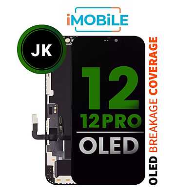 iPhone 12 / 12 Pro (6.1 Inch) Compatible LCD (Soft OLED) Touch Digitizer Screen [JK]