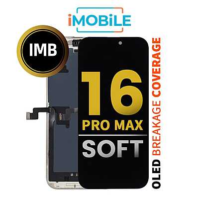 iPhone 16 Pro Max (6.9 Inch) Compatible LCD (Soft OLED) Touch Digitizer Screen [IMB]