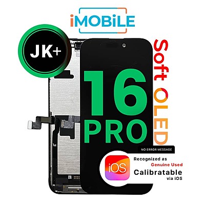 iPhone 16 Pro (6.3 Inch)  Compatible LCD (Soft OLED) Touch Digitizer Screen [JK+]