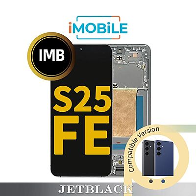 Samsung Galaxy S25 FE (S731) LCD Touch Digitizer Screen [IMB] [Grey Frame] For [Jetblack / Navy]