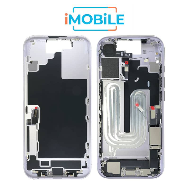 iPhone 17 Compatible Back Housing With Small Parts [Service Pack] [Lavender] ZP923-13774