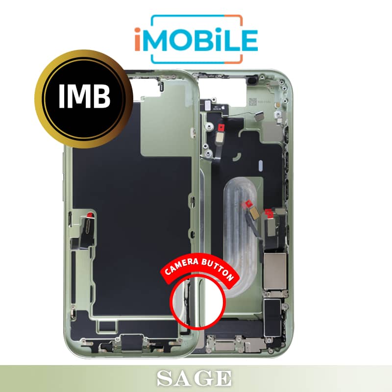 iPhone 17 Compatible Back Housing with Small Parts [IMB] [Sage]