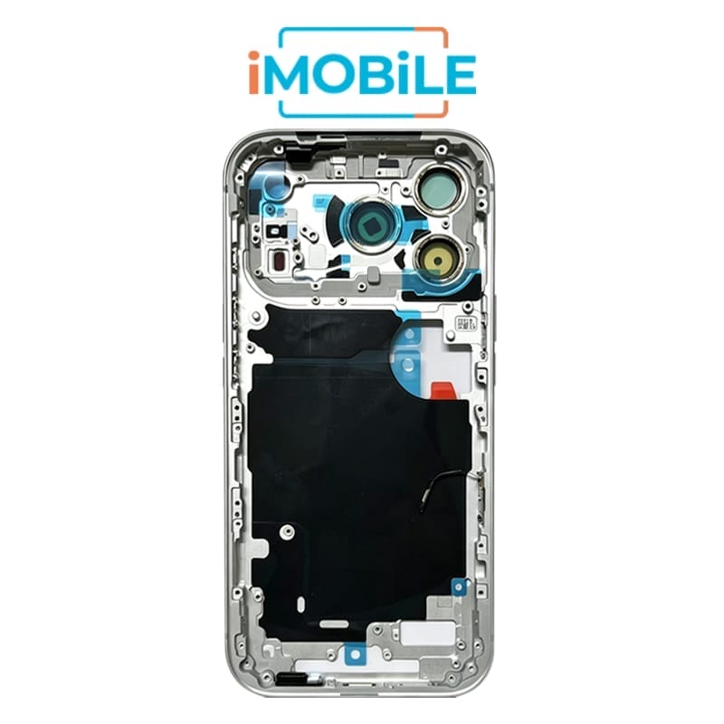 iPhone 17 Pro Compatible Back Housing [No Small Parts] [Silver]