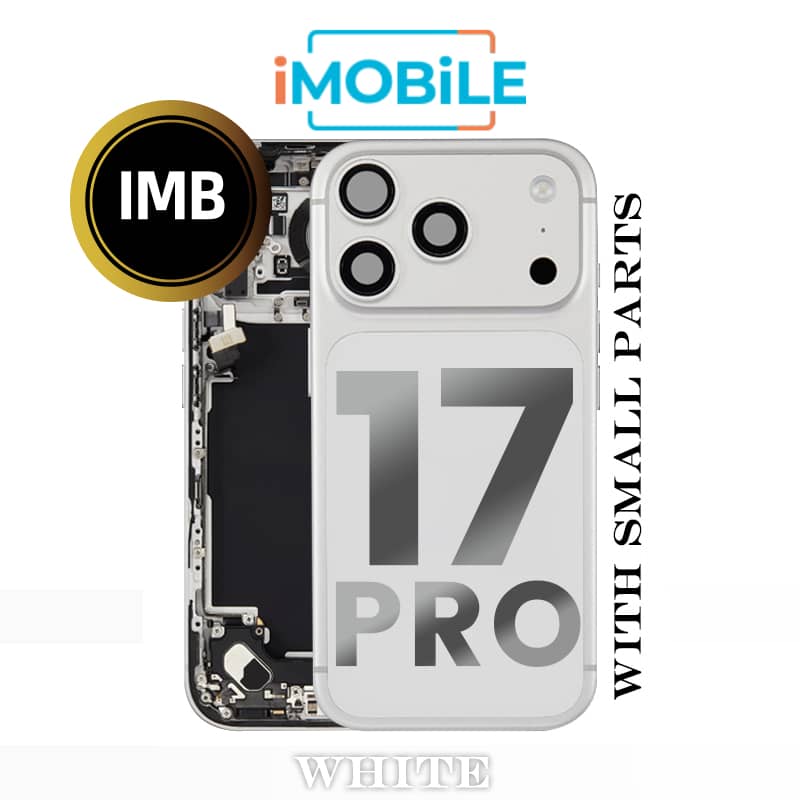 iPhone 17 Pro Compatible Back Housing with Small Parts [IMB] [Silver]