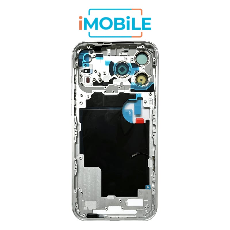 iPhone 17 Pro Max Compatible Back Housing [No Small Parts] [Silver]